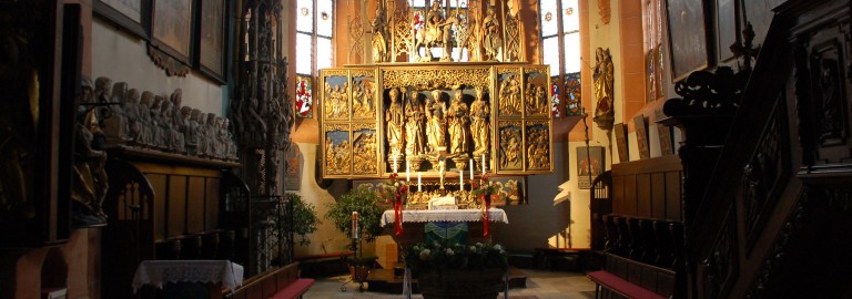 Chorraum der Kirche Kalchreuth